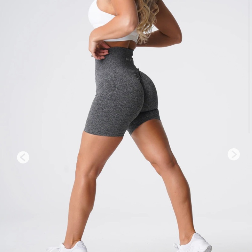 NVGTN seamless scrunch shorts. Sold out online!